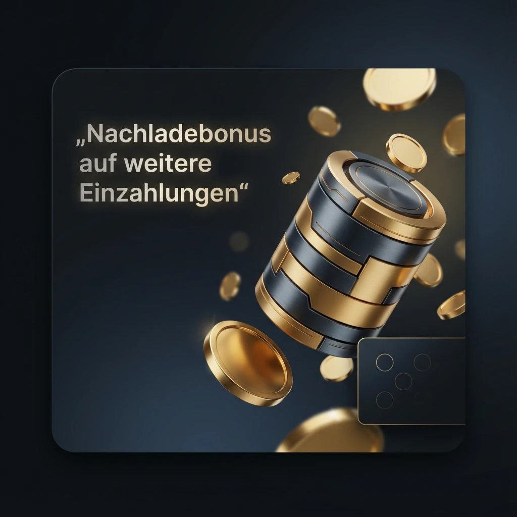 Nachladebonus auf weitere Einzahlungen